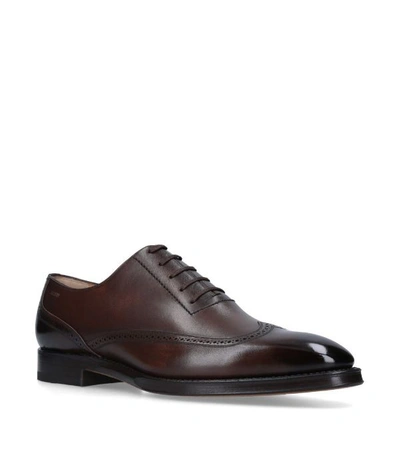 Shop Bally Leather Scamir Oxford Shoes
