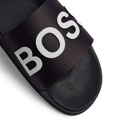Shop Hugo Boss Boss Logo Slides