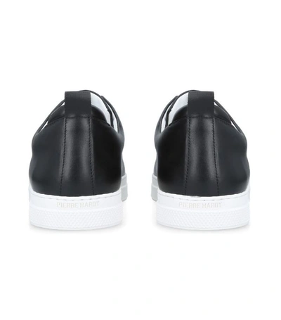 Shop Pierre Hardy Leather Slider Elasticated Sneakers