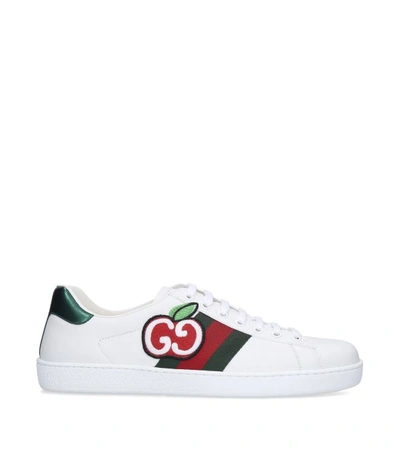 Shop Gucci Ace Gg Apple Sneakers