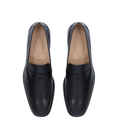 Shop Tod's Leather Penny Loafers