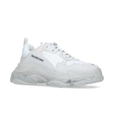 Shop Balenciaga Triple S Clear Sole Sneakers