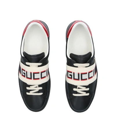 Shop Gucci Elastic Ace Sneakers