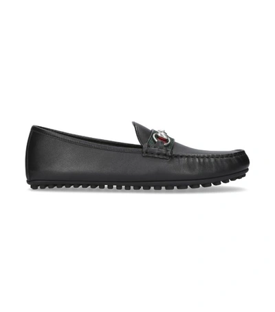 Shop Gucci Kanye Leather Driving Shoes