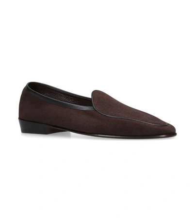 Shop Baudoin & Lange Suede Loafers