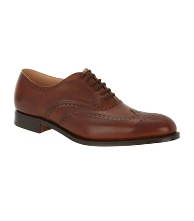 Shop Church's Berlin Punched Oxford Shoes In Brown