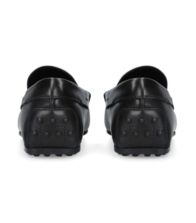 Shop Tod's Penny Driving Shoes In Black