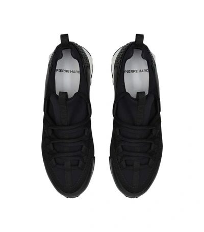 Shop Pierre Hardy Leather Trek Comet Sneakers