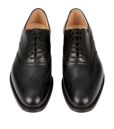 Shop Church's Berlin Punched Oxford Shoes In Black