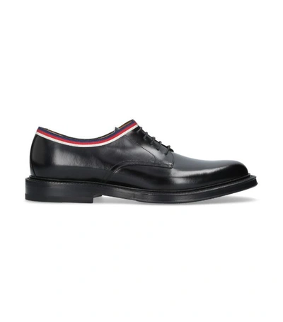 Shop Gucci Beyond Web Trim Derby Shoes