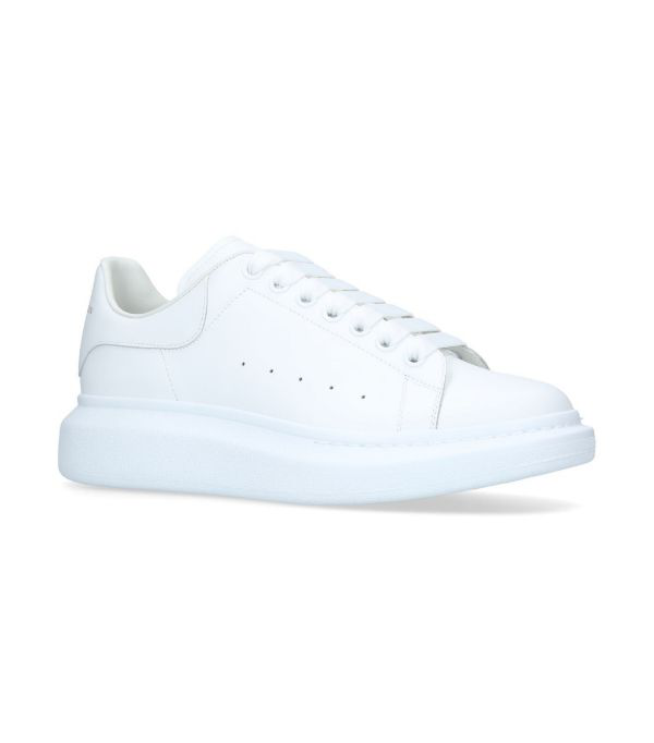 alexander mcqueen leather show sneakers