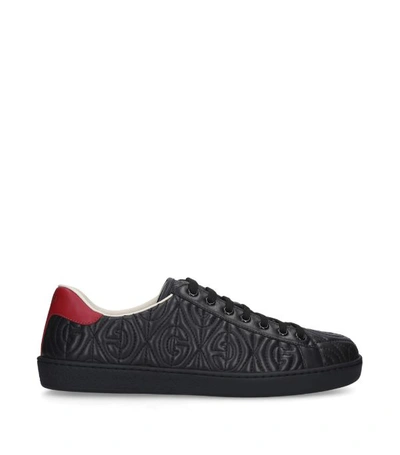 Shop Gucci Quilted Ace Sneakers