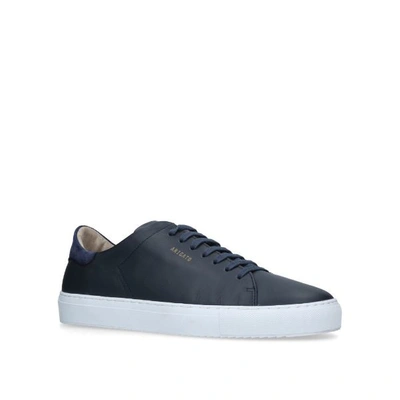 Shop Axel Arigato Leather Clean 90 Sneakers In Navy