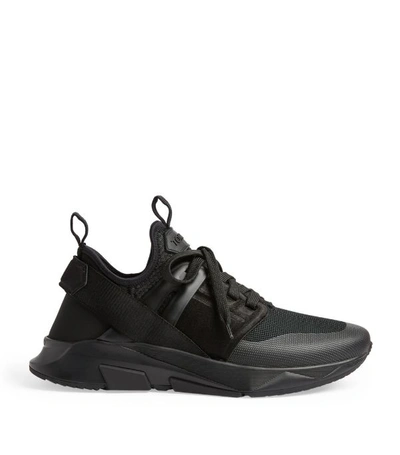 Shop Tom Ford Tf Shoe Runner All Blk In Black