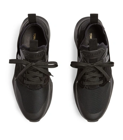 Shop Tom Ford Tf Shoe Runner All Blk In Black