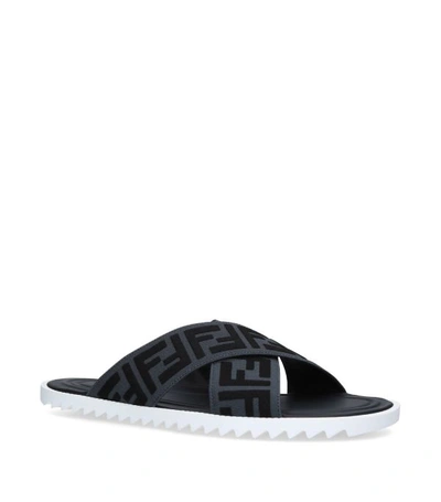 Shop Fendi Logo Reloaded Slides