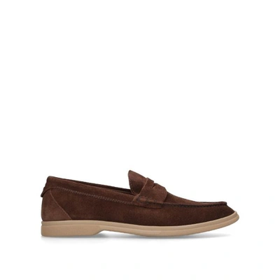 Shop Brunello Cucinelli Suede Penny Loafers