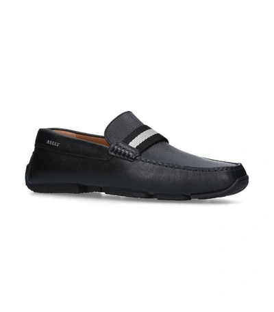 Shop Bally Leather Pearce Driving Shoes