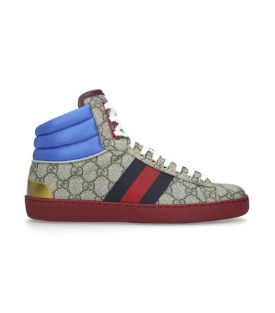 Shop Gucci Ace High-top Sneakers