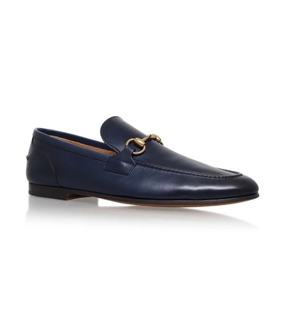 Shop Gucci Leather Jordan Loafers