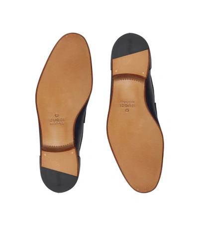 Shop Gucci Leather Jordan Loafers