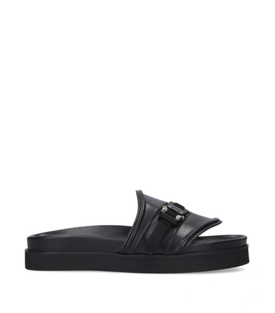 Shop Alyx 1017  9sm Leather Platform Slides