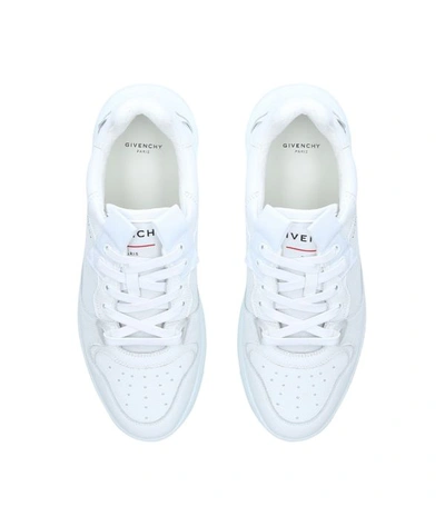 Shop Givenchy Leather Wing Low-top Sneakers