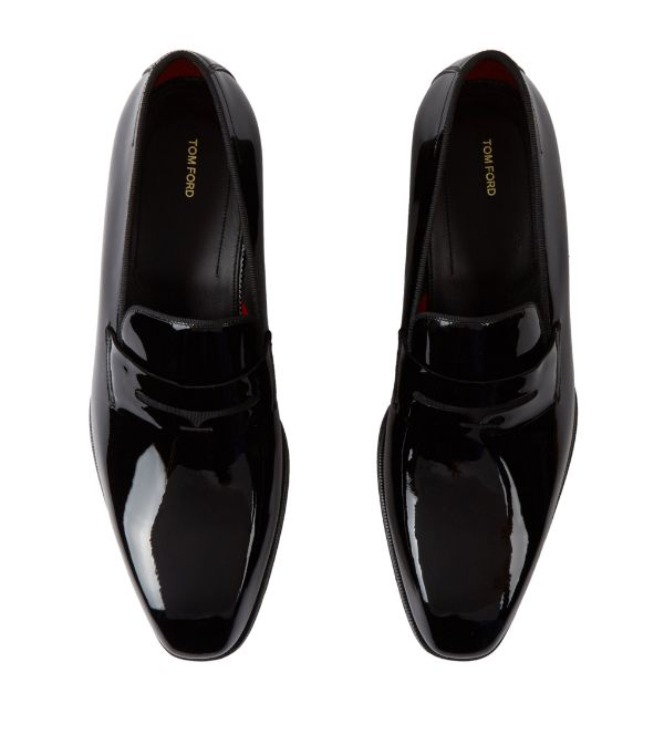 Tom Ford Patent Leather Loafers In Black | ModeSens