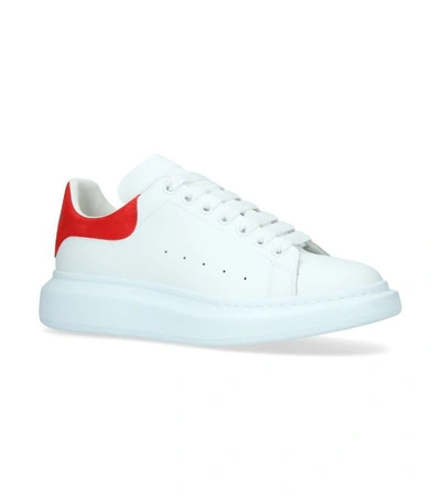 Shop Alexander Mcqueen Leather Show Sneakers