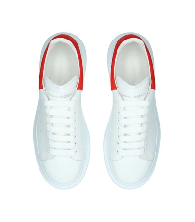 Shop Alexander Mcqueen Leather Show Sneakers