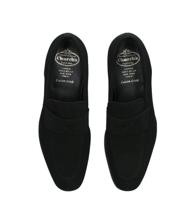 Shop Church's Suede Parham Penny Loafers