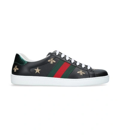 Shop Gucci New Ace Embroidered Sneakers