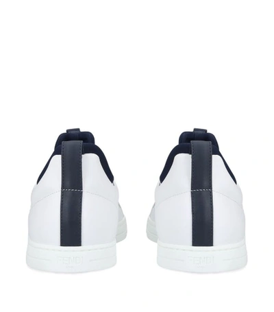 Shop Fendi Lace-up Sneakers