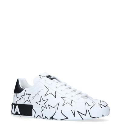 Shop Dolce & Gabbana Star Print Portofino Sneakers