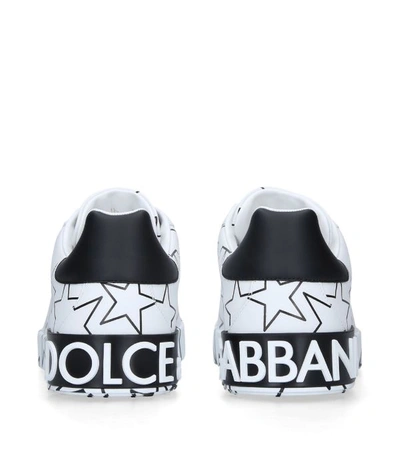 Shop Dolce & Gabbana Star Print Portofino Sneakers