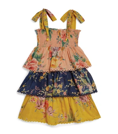 Shop Zimmermann Zinnia Tiered Floral Dress