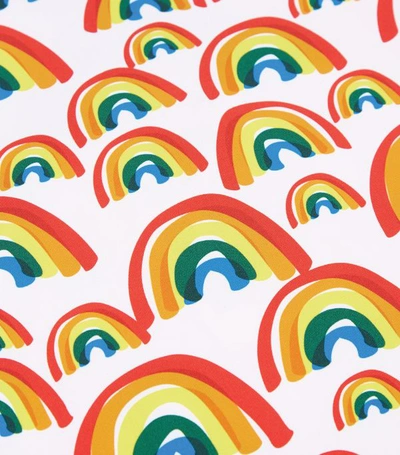 Shop Stella Mccartney Kids Rainbow Print Swimsuit