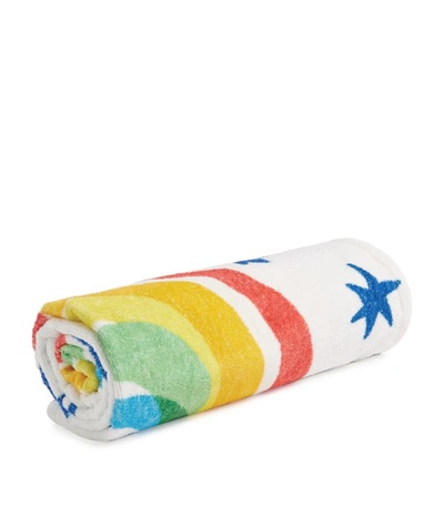 Shop Stella Mccartney Kids Rainbow Beach Towel