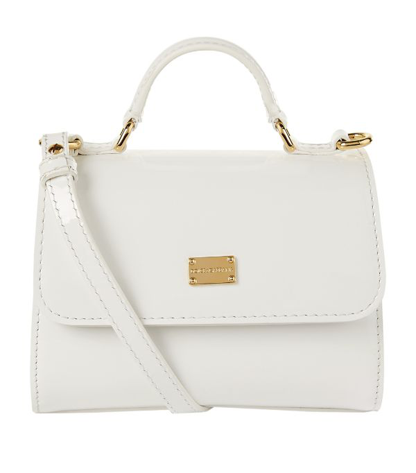 patent leather shoulder bag