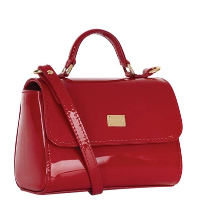 Shop Dolce & Gabbana Flap Front Shoulder Bag In Red