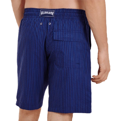 Shop Vilebrequin Bermuda In Blue