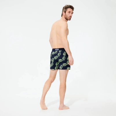 Vilebrequin Elephants Glow Swim Trunks In Blue