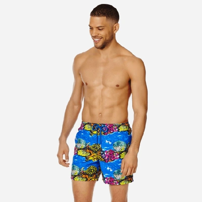 Shop Vilebrequin Swimming Trunk In Blue