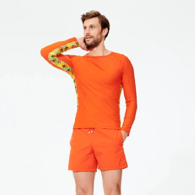 Shop Vilebrequin Rashguard In Orange