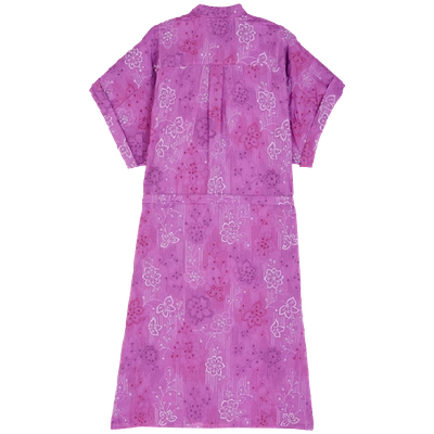 Shop Vilebrequin Shirt Dress In Purple