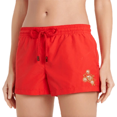 Shop Vilebrequin Shorty In Red