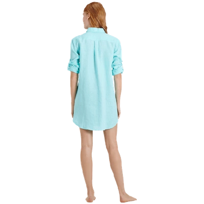 Shop Vilebrequin Shirt Dress In Blue