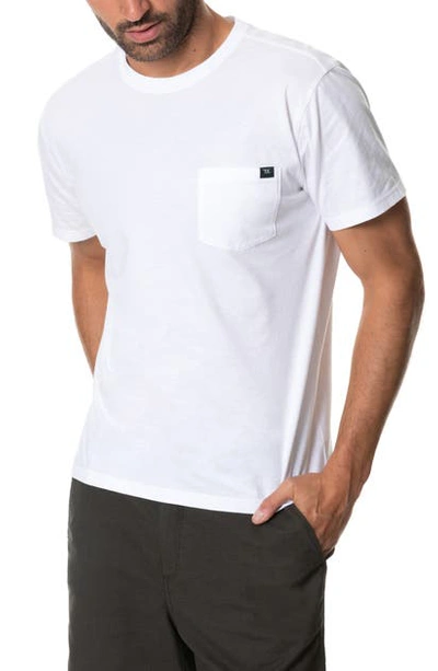 Shop Rodd & Gunn Almadale Pocket T-shirt In Coconut