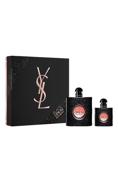 Shop Saint Laurent Black Opium Eau De Parfum Set