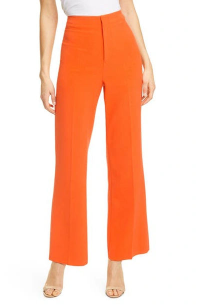 Shop Alice And Olivia Lorinda Super High Waist Ankle Pants In Monarch